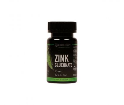 M-NUTRITION Zink Gluconate 25 mg, 60 tabl.
